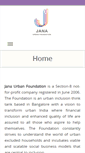 Mobile Screenshot of janafoundation.org